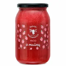 Miód z Maliną 1150 g - Pasieki Sadowskich