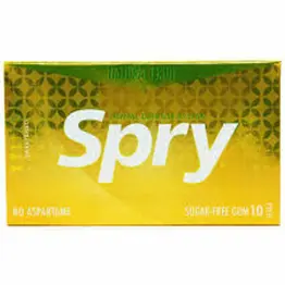 Gumy do Żucia z Ksylitolem Owocowe 10 Sztuk - SPRY (data: 15.02.2026)