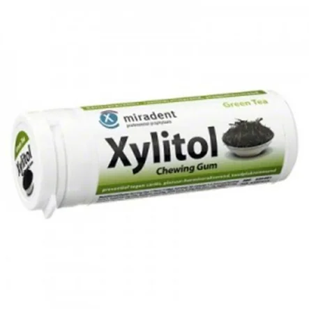 Xylitol Guma do Żucia Zielona Herbata (30 Sztuk) - Miradent
