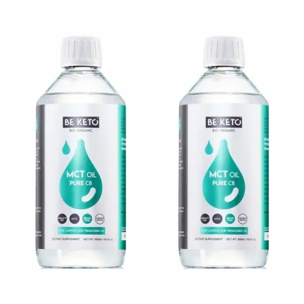 2 x Olej MCT 100% Pure C8 1 l - Beketo