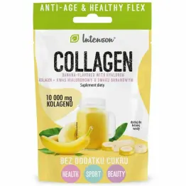 Kolagen+ Kwas Hialuronowy+ Witamina C o Smaku Bananowym  11,1 g - Intenson