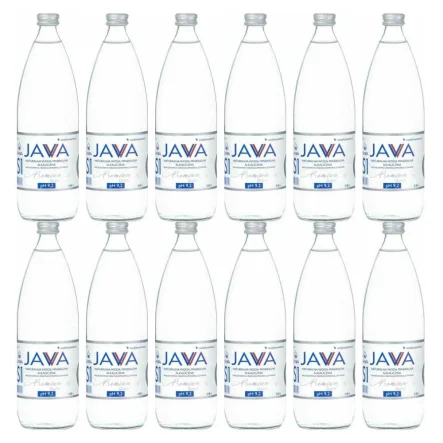 12 x Naturalna Woda Mineralna Alkaliczna Niegazowana 860 ml (Szkło) - Java