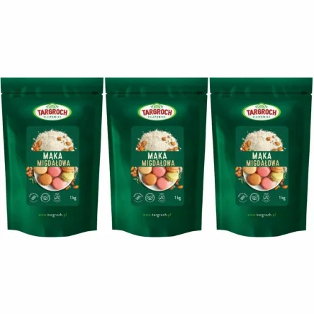 Zestaw 3 x Mąka Migdałowa 1 kg - Targroch