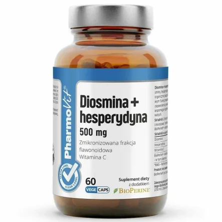 Diosmina + Hesperydyna 60 Kapsułek - Pharmovit