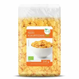 Płatki Kukurydziane Bio Bez Dodatku Cukru 200 g - BioLife
