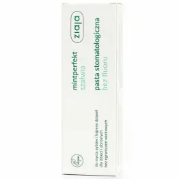 MintPerfekt Szałwia Pasta Stomatologiczna Bez Fluoru 75 ml - Ziaja