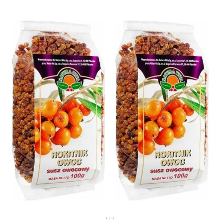 2 x Rokitnik Owoc Suszony 100 g - Natura Wita