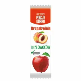 Przekąska Jabłko i Brzoskwinia Bez Dodatku Cukru 16 g - Porcja Dobra
