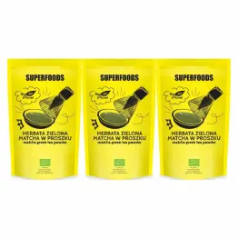 3 x Herbata Zielona Matcha w Proszku Bio 100 g - Bio Planet
