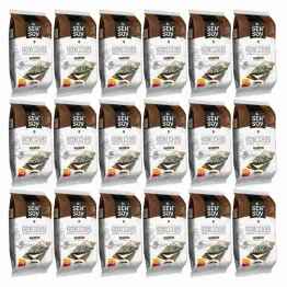 18 x Chipsy Nori Teriyaki z Alg Morskich 4,5 g - Sen Soy
