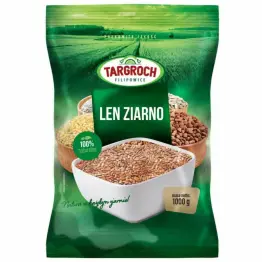 Len Brązowy Ziarno 1 kg Flowpack - Targroch
