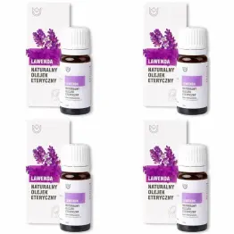Zestaw 4 x Naturalny Olejek Eteryczny Lawendowy 10 ml - Naturalne Aromaty