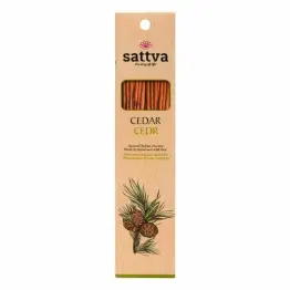 Kadzidło Indyjskie - Cedr 15 Sztuk (30 g) - Sattva