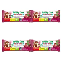 4 x Zdrowy Lizak Mniam - Mniam Wiśnia Łezka 6 g - Starpharma
