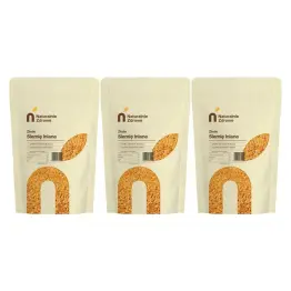 3  x Siemię Lniane Złote Ziarno 1 kg - Naturalnie Zdrowe