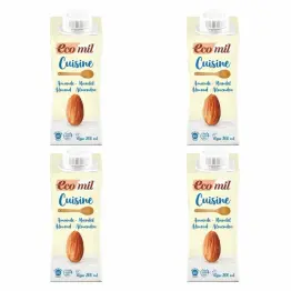 4 x Śmietanka Migdałowa UHT Bio 200 ml - Ecomil