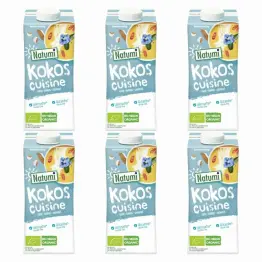 6 x Zagęszczony Produkt Kokosowy Bezglutenowy Bio 200 ml - Natumi 