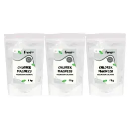 3 x Chlorek Magnezu Sześciowodny Płatki 1 kg - Fivio Up