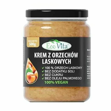 Krem z Orzechów Laskowych 500 g-  EOOVITA