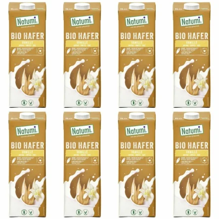 8 x Napój Owsiano-Waniliowy Bio 1 l UHT - Natumi