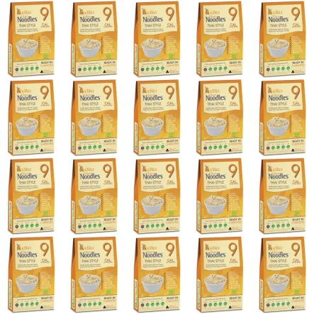 20 x Makaron Konjac Noodle Thai Style Bio 385g/300g = 7700g/6000g - Better Than Noodles