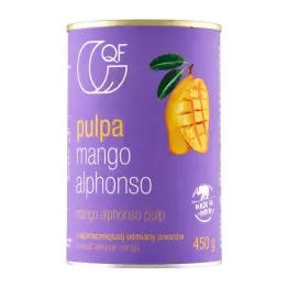 Pulpa z Mango Alphonso Bez Dodatku Cukru 450 g QF