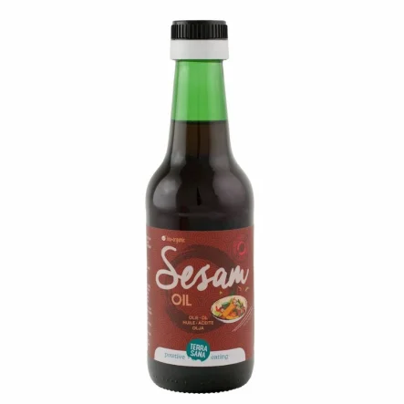 Olej Sezamowy z Prażonych Nasion Bio 250 ml - Terrasana