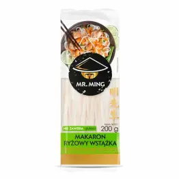 Makaron Ryżowy WSTĄŻKA 200 g - Mr. Ming