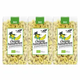 3 x Chipsy Bananowe Niesłodzone Bio 350 g - Bio Planet