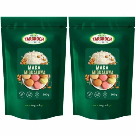 Mąka Migdałowa 1 kg Targroch - Zestaw 2 x 500 g