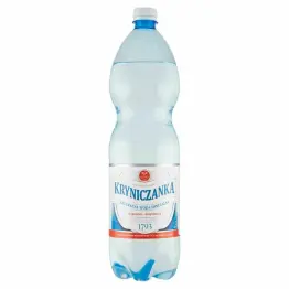 Naturalna Woda Mineralna Gazowana 1,5 l - Kryniczanka