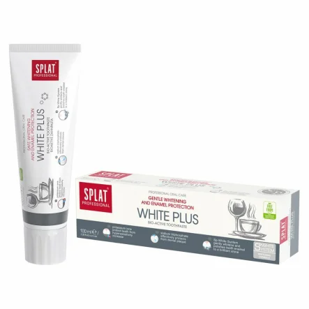 WHITE PLUS Pasta do Zębów 100 ml - Splat Professional