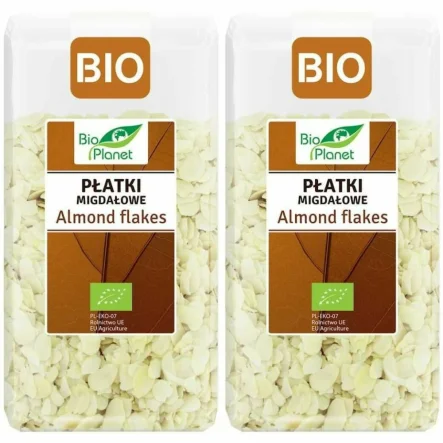 2 x Płatki Migdałowe (Migdały Cięte) Bio 300 g - Bio Planet
