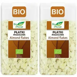 2 x Płatki Migdałowe (Migdały Cięte) Bio 300 g - Bio Planet