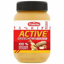 Pasta Orzechowa ACTIVE Crunchy 470 g - Primavika