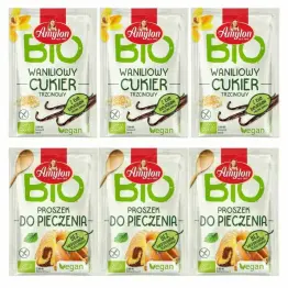 3 x Cukier Waniliowy Trzcinowy Bio 8 g - Amylon + 3 x Proszek do Pieczenia Bezglutenowy Bio 12 g - Amylon