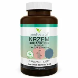 Krzem Organiczny z Pędów Bambusa Vege 120 Kapsułek - Medverita