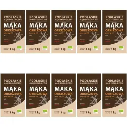 Polska Mąka Orkiszowa Jasna Typ 550 Bio 10 kg (10 x 1 kg) BioLife