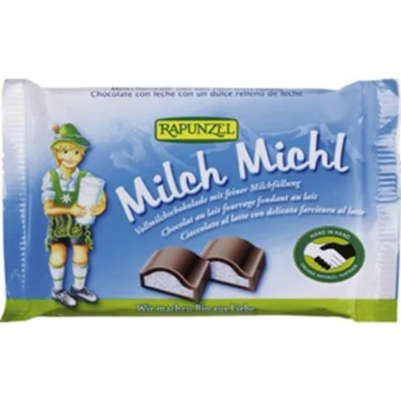 Czekolada z Nadzieniem Mlecznym Dla Dzieci Bio 100 g - Rapunzel