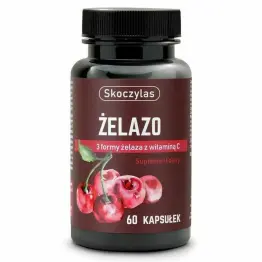 Żelazo 3 Formy z Witaminą C 60 Kapsułek - Skoczylas