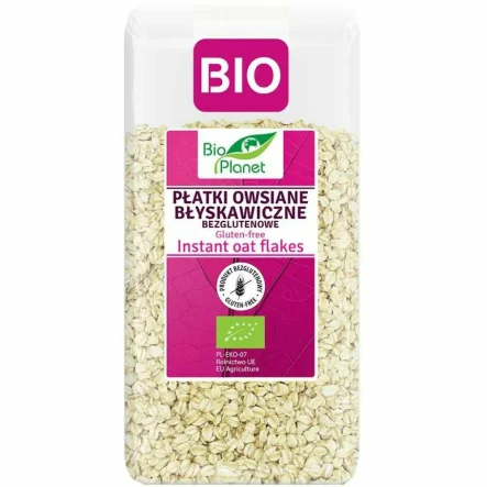 Płatki Owsiane Błyskawiczne Bezglutenowe Bio 300 g -  Bio Planet