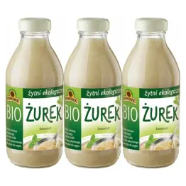3 x Żurek Żytni Koncentrat Bio 320 ml - Kowalewski