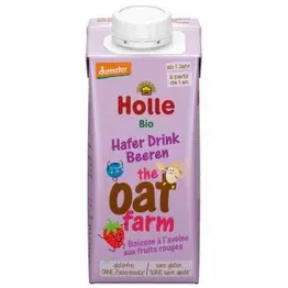 Napój Owsiany Truskawka - Jagoda - Banan Bio Demeter 200 ml - Holle - Przecena Krótka Data Minimalnej Trwałości