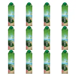 12 x Woda Kokosowa Bio 1 L -  Aqua Verde