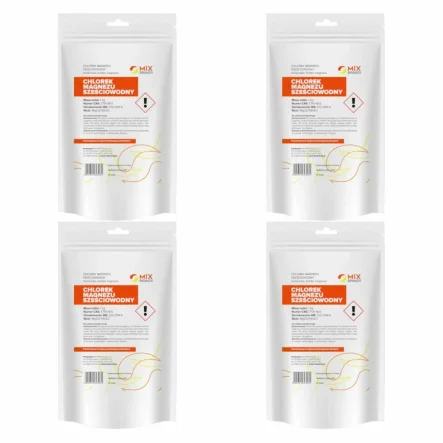 4 x Chlorek Magnezu Sześciowodny 1kg - Big Nature