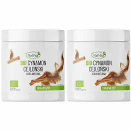 2 x Cynamon Cejloński Mielony Bio 200 g - Natvita