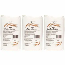 3 x Mąka Orkiszowa Biała Drobna 1 kg Vegamarket
