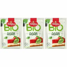 3 x Agar - Agar Bezglutenowy Bio 10 g - Amylon