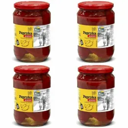 4 x Papryka Grillowana Czerwona 690 g (400 g) - Kier