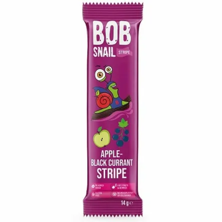 Przekąska Jabłkowo - Porzeczkowa Bez Dodatku Cukru 14 g - Bob Snail